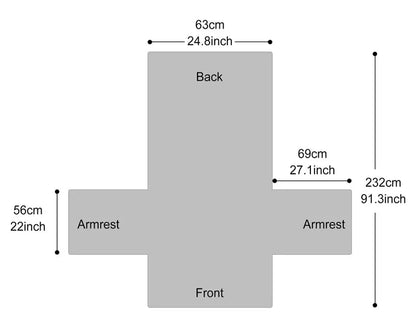 VeloraGuard Recliner Sofa Protector