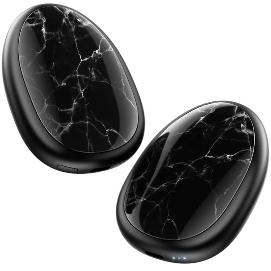 Black Marble Hand Warmers (Pack of 2)